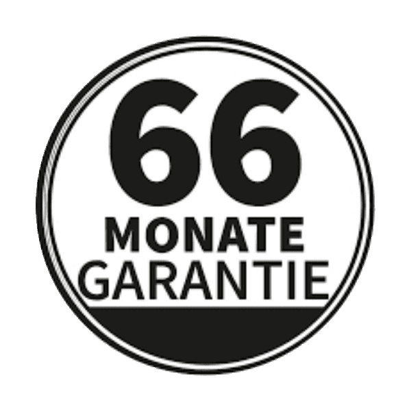 Logo 66 Monate Garantie